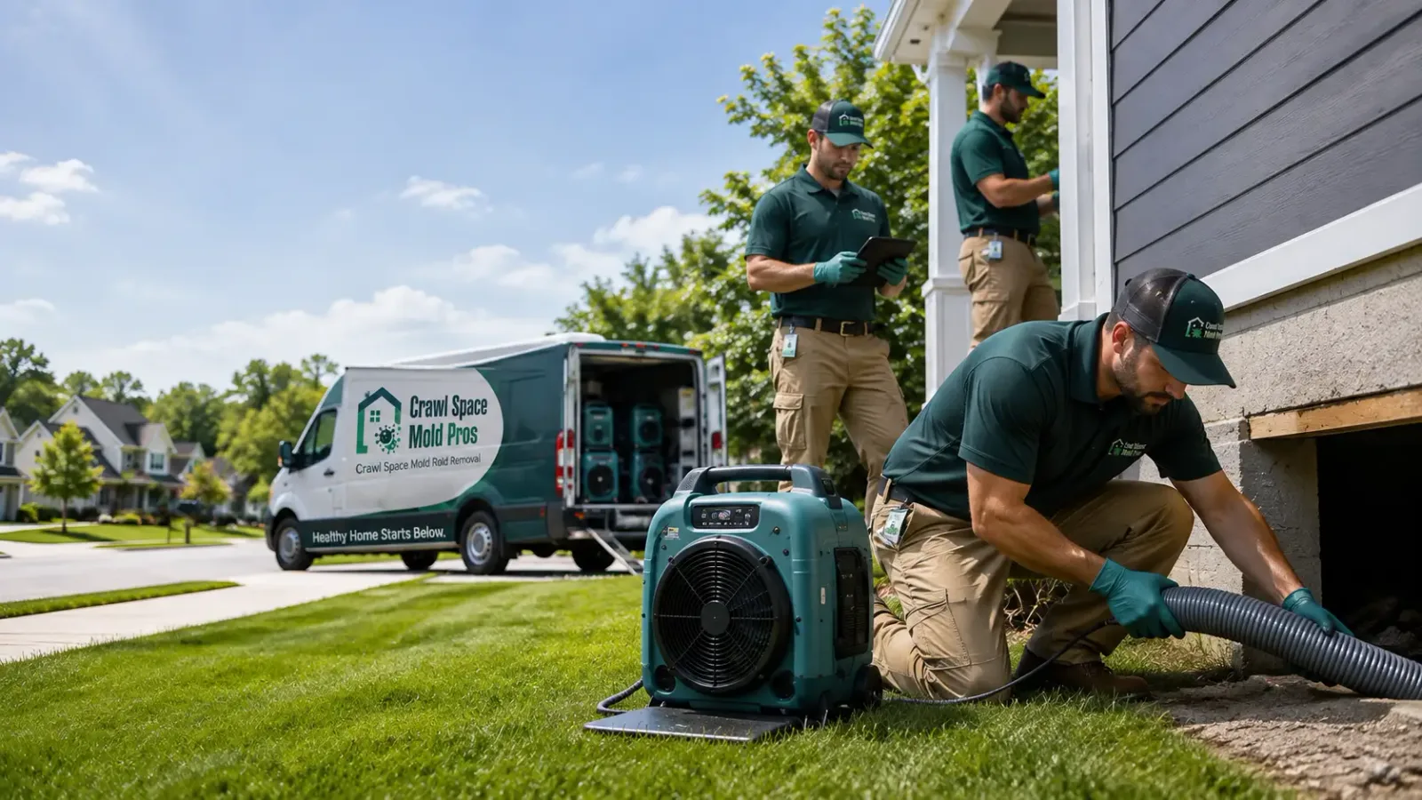 Crawl Space Mold Removal in Perry, OH